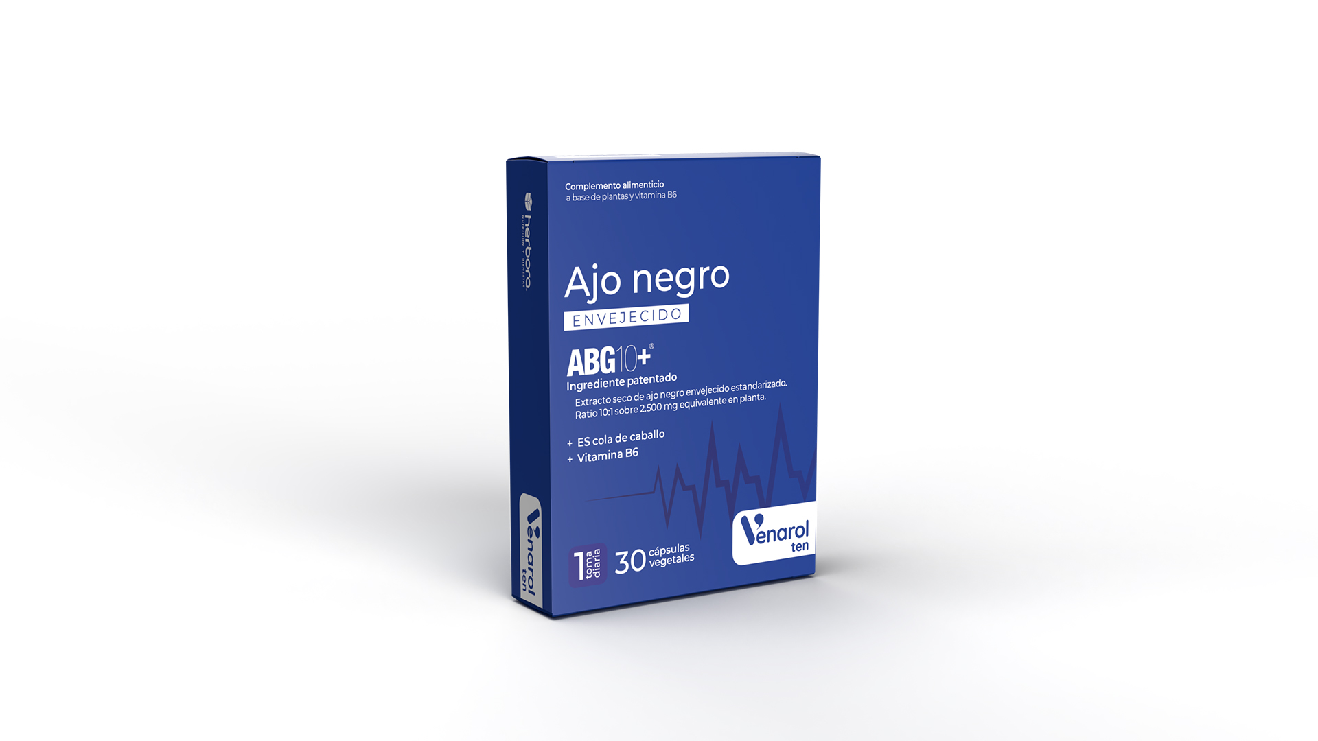 Ajo Negro Envejecido 30 Cápsulas Vegetales HERBORA
