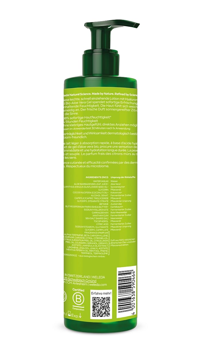 Leche Corporal Citrus 250 ml. Weleda. - Imagen 2