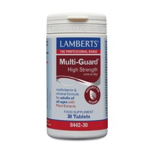 MULTI-GUARD HIGH STRENGTH MULTIVITAMINAS Y MINERALES 3O comp. LAMBERTS.