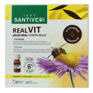 JALEA REALVIT VITAMINADA 20 viales de 10ml.  SANTIVERI.