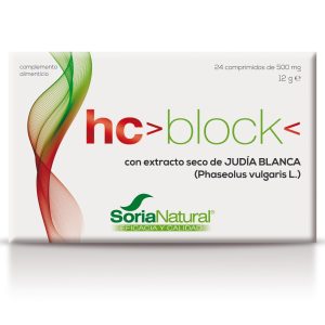HC BLOCK 24 comp. de 500 mg. SORIA NATURAL.