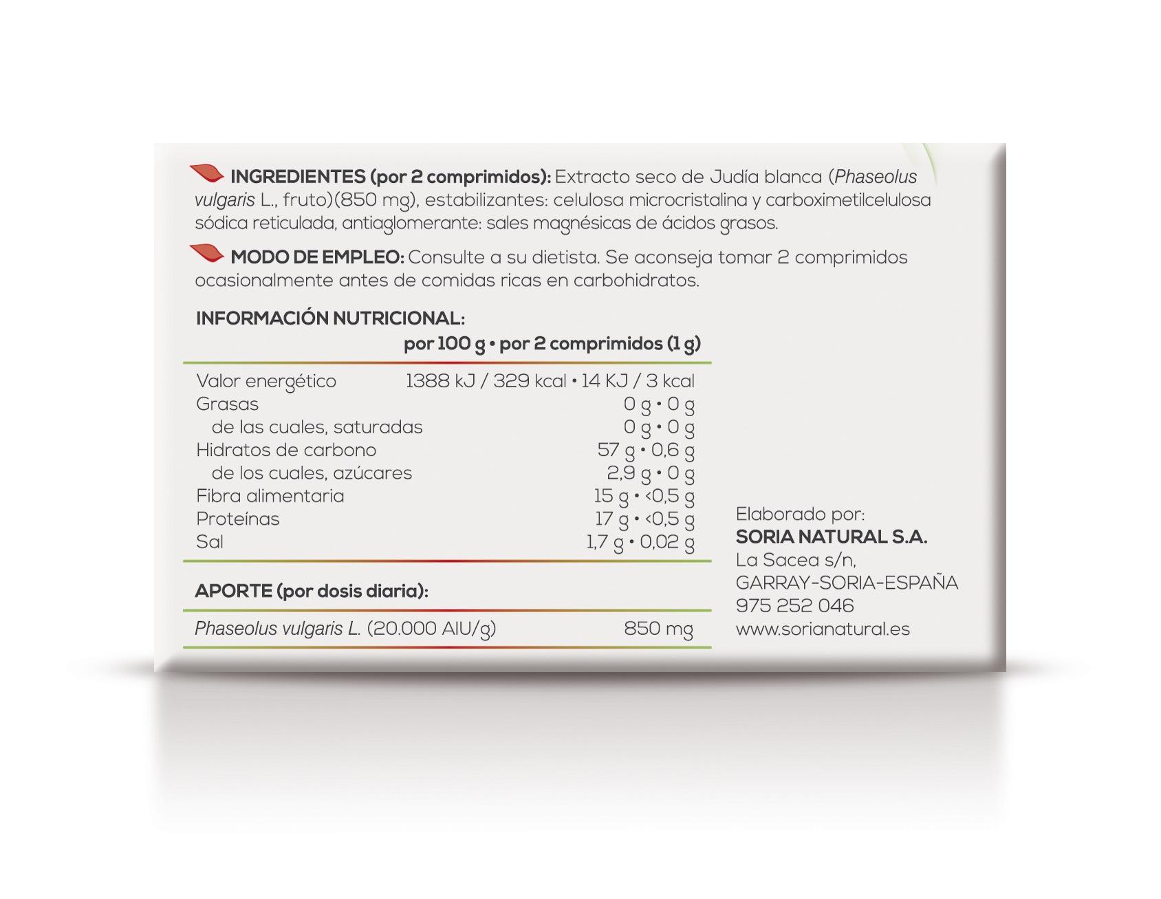 HC BLOCK 24 comp. de 500 mg. SORIA NATURAL. - Imagen 2