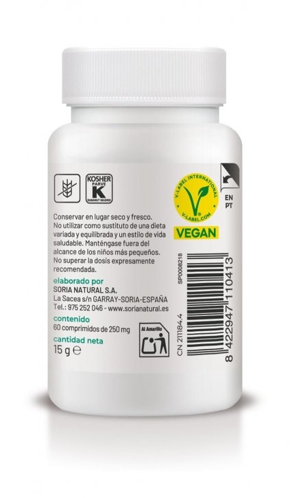 VITAMINA B12 LIBERACION SOSTENIDA 60 comp. SORIA NATURAL. - Imagen 2