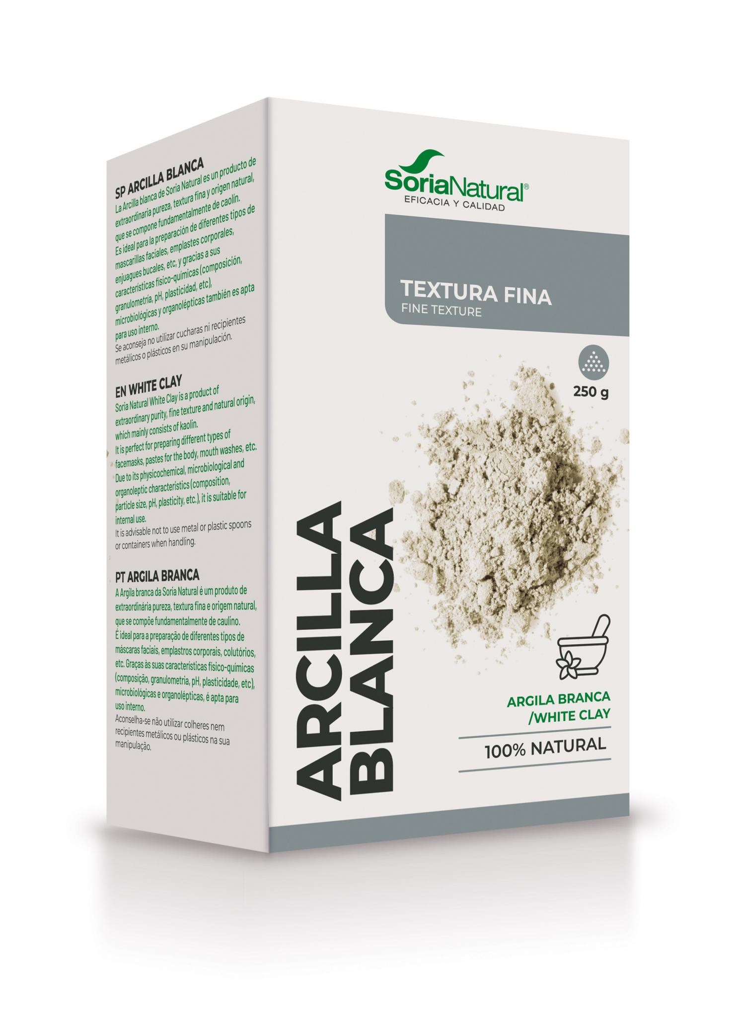 ARCILLA BLANCA 250 gr. SORIA NATURAL.