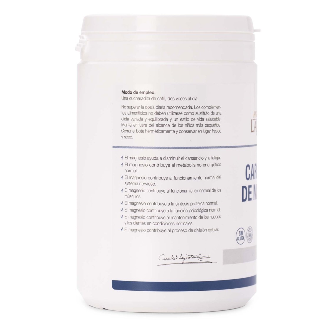 CARBONATO DE MAGNESIO 130 gr. ANA MARIA LAJUSTICIA. - Imagen 2
