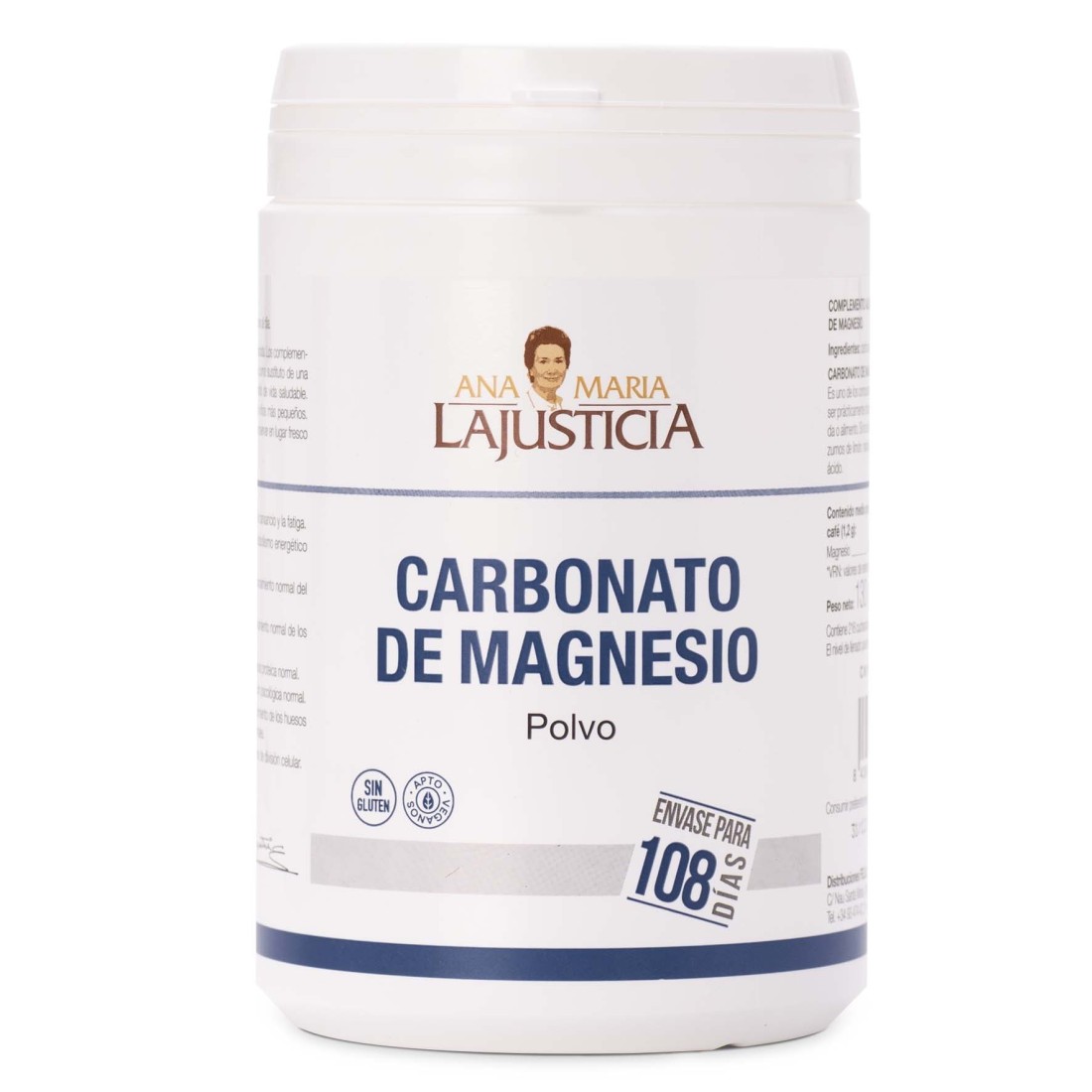 CARBONATO DE MAGNESIO 130 gr. ANA MARIA LAJUSTICIA.