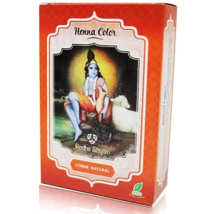 HENNA COBRE NATURAL POLVO 100 gr. RADHE SHYAM.