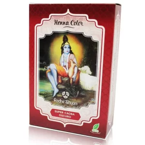 HENNA SUPER CAOBA OSCURO POLVO 100 gr. RADHE SHYAM.