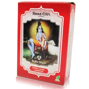 HENNA RADHE SUPER CAOBA LUMINOSO POLVO 100 gr. RADHE SHYAM.