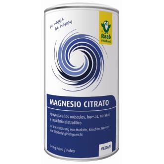 CITRATO MAGNESIO POLVO 340 gr. VEGAN. RAAB VITALFOOD.