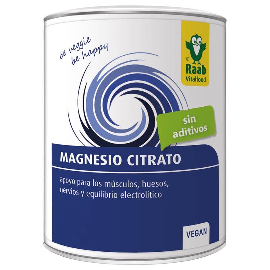 CITRATO MAGNESIO POLVO 200 gr. VEGAN. RAAB VITALFOOD.