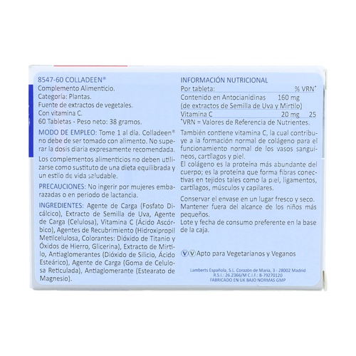 COLLADEEN MAXIMA POTENCIA 60 comp. LAMBERTS. - Imagen 2