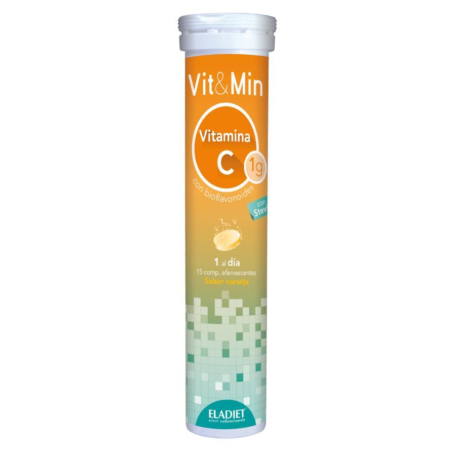 VITAMINA C EFERVESCENTE 15 comp. ELADIET.