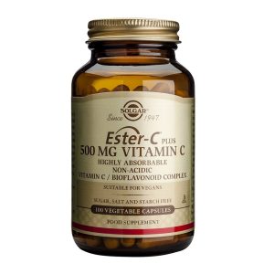 VITAMINA ESTER C PLUS 500 mg. 100 comp. SOLGAR.