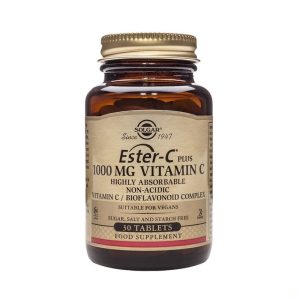 VITAMINA ESTER C PLUS 1000 mg. 30 comp. SOLGAR.