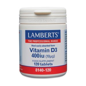 VITAMINA D3 (400 UI)  120 cap. LAMBERTS.