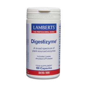 ENZIMAS DIGESTIVAS VEGANAS Digestizyme® 100 comp. LAMBERTS.