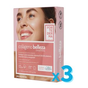 Colágeno PACK 3 belleza y ácido hialurónico 30 comp. de 1000 mg