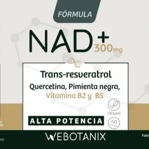 Potente combinación de NAD+ Resveratrol Fórmula para apoyar la longevidad celular, mejorar la energía y reducir el envejecimiento prematuro. HerboVillage!!