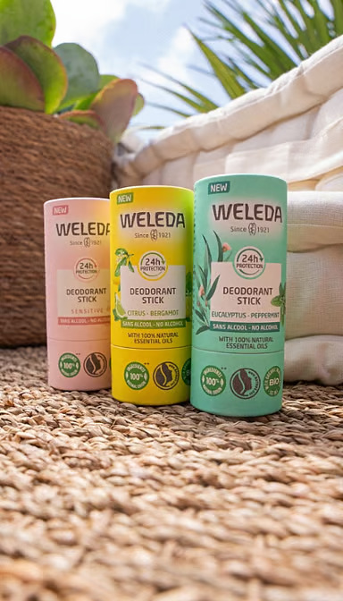 Desodorante Stick Piel Sensible 50 g – Weleda • 24 h, 100 % natural, sin alcohol ni sales de aluminio - Imagen 5