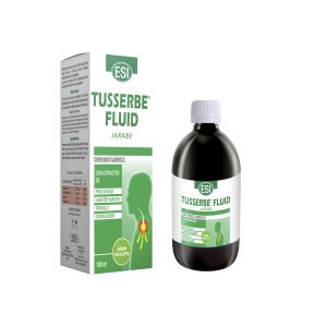 Tusserbe Fluid (180 ml) ESI - Trepat Diet . Jarabe vegetal sin azúcar, para paliar irritaciones de garganta y tos seca con ingredientes tradicionales. 💚