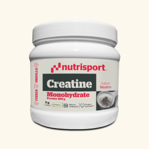 Creatina Monohidrato Creapure – Nutrisport (400 g) Fórmula pura y segura que mejora fuerza, potencia y recuperación en entrenamientos de alta intensidad.💚