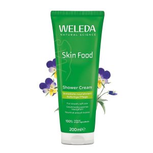 WELEDA Skin Food Gel de Ducha Cremoso 200 ml. Limpia, nutre intensamente y deja la piel suave y confortable con extractos botánicos y aceites naturales. 💚