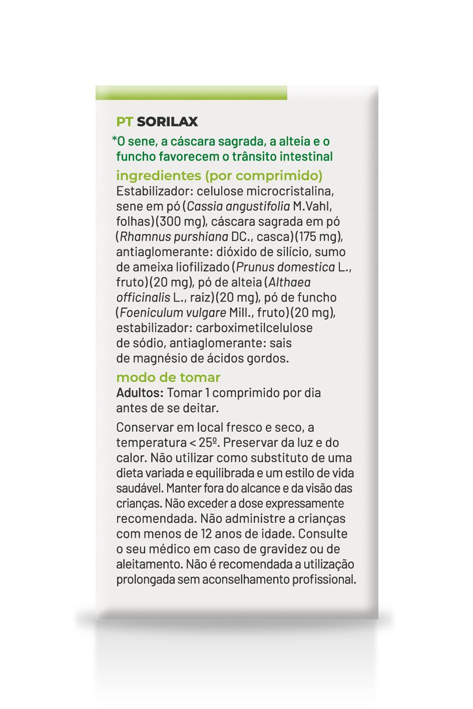 Sorilax Soria Natural 30 comprimidos - Imagen 3