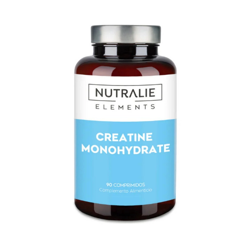Creatina 1000 mg Nutralie 90 comprimidos. Monohidrato de creatina de alta pureza para mejorar fuerza y rendimiento en entrenamientos intensos. 💚