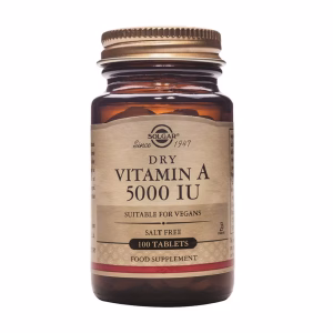 Vitamina A 5000 UI Solgar 100 comprimidos